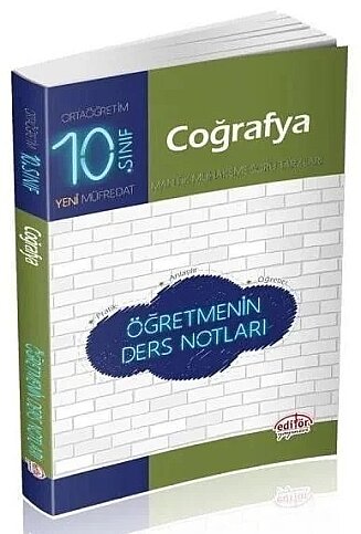 EDİTÖR YAYINEVİ 10.SINIF COĞRAFYA ÖĞRETMENİN DERS NOTLARI - 1