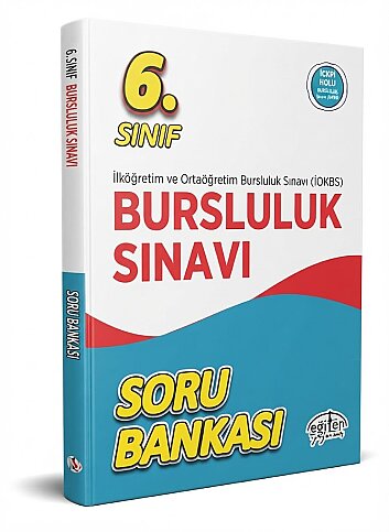 EDİTÖR YAYINEVİ 6.SINIF BURSLULUK SINAVI SORU BANKASI - 1