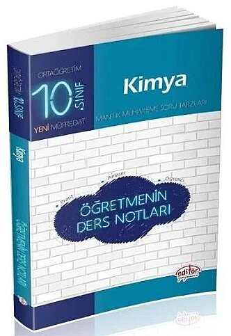 EDİTÖR YAYINEVİ 10.SINIF KİMYA ÖĞRETMENİN DERS NOTLARI - 1