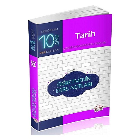 EDİTÖR YAYINEVİ 10.SINIF TARİH ÖĞRETMENİN DERS NOTLARI - 1