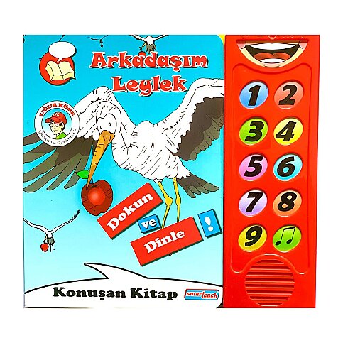 EKİCİ YAYINLARI DOKUN VE DİNLE ARKADAŞIM LEYLEK SESLİ KİTAP-UĞUR KÖSE - 1
