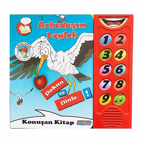 EKİCİ YAYINLARI DOKUN VE DİNLE ARKADAŞIM LEYLEK SESLİ KİTAP-UĞUR KÖSE - 1