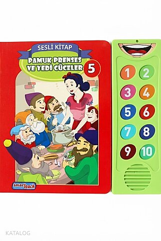 EKİCİ YAYINLARI PAMUK PRENSES VE YEDİ CÜCELER 5 SESLİ KİTAP - 1