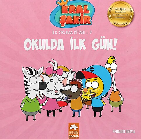 EKSİK PARÇA YAYINLARI KRAL ŞAKİR İLK OKUMA KİTABI 9-OKULDA İLK GÜN-VAROL YAŞAROĞLU - 1