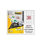 Ekstrafix 5012 Laser Etiket 52.5X33Mm36X100 3600 Adet - EKSTRAFİX