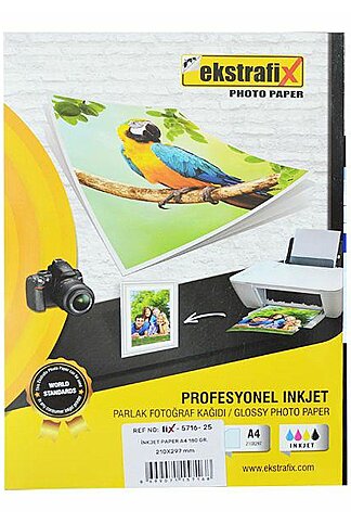 EKSTRAFİX FİX-5716 İNK JET PAPER FOTOĞRAF KAĞIDI A4 180gr - 1