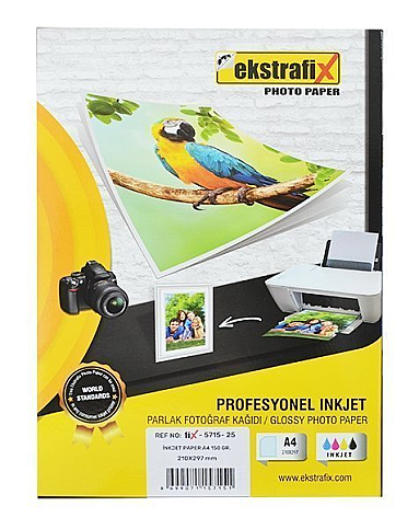 EKSTRAFİX FİX-5716 İNK JET PAPER FOTOĞRAF KAĞIDI A4 180gr - 1
