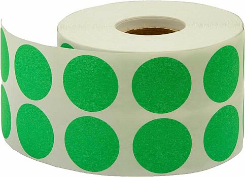 Ekstrafix Nokta Etiket Yeşil 30mm 6lı - 1