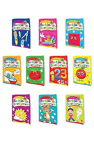 EMA ÇOCUK RENKLERLE ÖĞRENİYORUM BOYAMA TEKLİ - 1