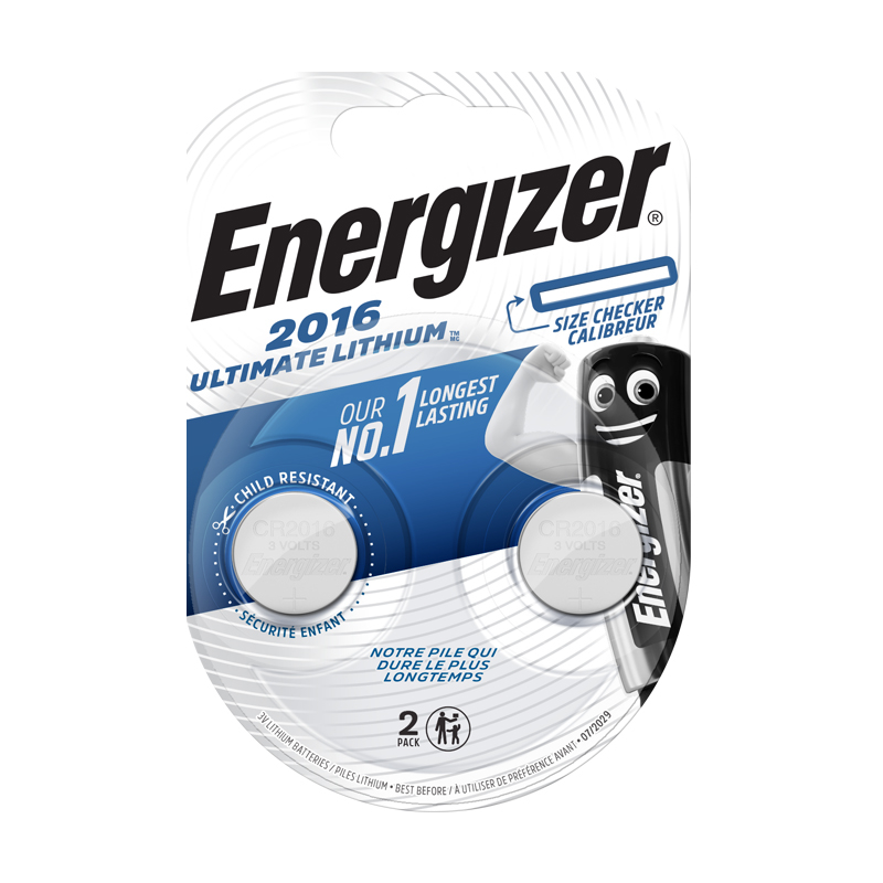 ENERGİZER CR2016 LİTYUM DÜĞME PİL 3V 2Lİ (BP2)