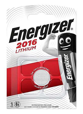 ENERGİZER CR2016 LİTYUM DÜĞME PİL 3V 1Lİ (BP5) - 1