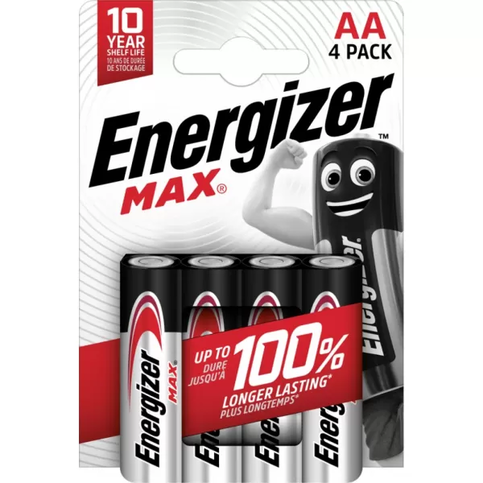 Energizer Max Alkalin Aa Kalem Pil 4Lü (Chp4) - 1