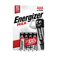 ENERGİZER MAX ALKALİN AAA İNCE KALEM PİL 4LÜ (CHP4) - ENERGİZER