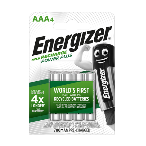 Energizer Power Şarjlı Aaa İnce Kalem Pil 700Mah 4Lü (Bp4) - 1