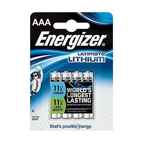 ENERGİZER ULTİMATE LİTYUM AAA İNCE KALEM PİL 4LÜ EUL3A4 (EUL3A4 ULTİMATE AAA) - 1