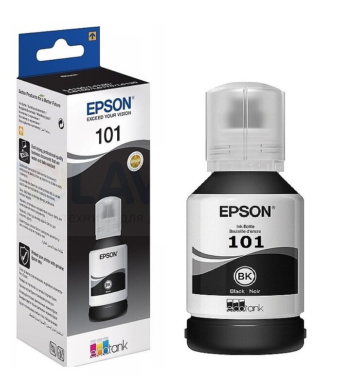 EPSON 101 C13T03V14A SİYAH MÜREKKEP KARTUŞ 7500 SAYFA (L4150 L4160 L6160 L6170 L6190)
