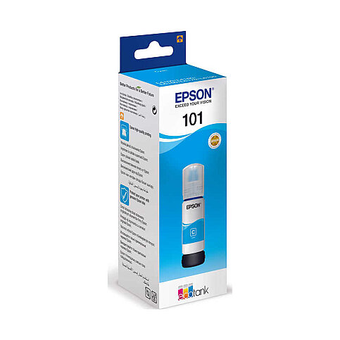 EPSON 101 C13T03V24A MAVİ MÜREKKEP KARTUŞ 6000 SAYFA (L4150 L4160 L6160 L6170 L6190) - 1