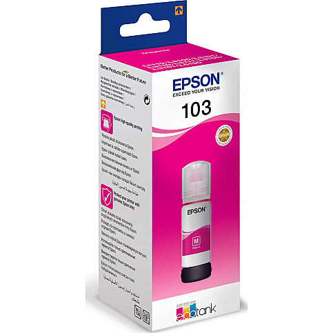 EPSON 103 C13T00S34A KIRMIZI MÜREKKEP KARTUŞ 65ml (L3110 L3111 L3150 L3151 L1110 L3160 L5190) - 1