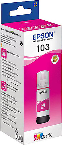 EPSON 103 C13T00S34A KIRMIZI MÜREKKEP KARTUŞ 65ml (L3110 L3111 L3150 L3151 L1110 L3160 L5190) - 1