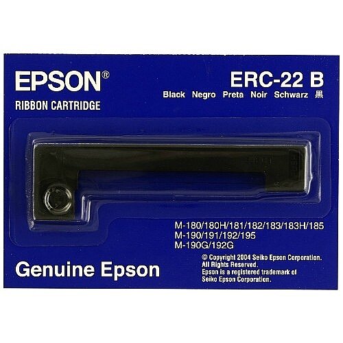 EPSON ERC22B C43S015358 SİYAH ŞERİT (M180 M183 M185 M190 M192 M195)