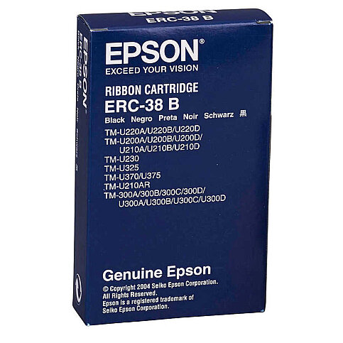 EPSON ERC38B C43S015374 SİYAH ŞERİT (TMU300 TMU375) - 1