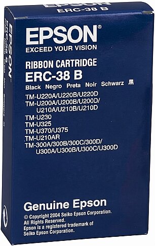 EPSON ERC38B C43S015374 SİYAH ŞERİT (TMU300 TMU375) - 1