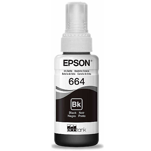 EPSON T664 C13T66414A SİYAH MÜREKKEP KARTUŞ 70ml (L100 L200 L300 L500 L1300) - 2