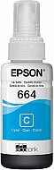 EPSON T664 C13T66424A MAVİ MÜREKKEP KARTUŞ 70ml (L100 L200 L300 L500 L1300) - EPSON (1)