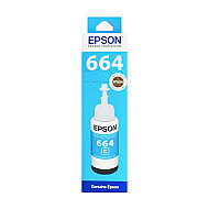 EPSON T664 C13T66424A MAVİ MÜREKKEP KARTUŞ 70ml (L100 L200 L300 L500 L1300) - EPSON