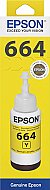 EPSON T664 C13T66444A SARI MÜREKKEP KARTUŞ 70ml (L100 L200 L300 L500 L1300) - EPSON