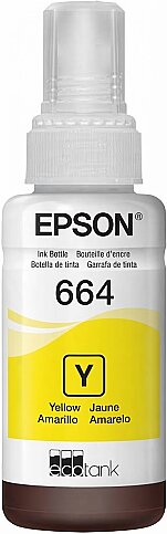 EPSON T664 C13T66444A SARI MÜREKKEP KARTUŞ 70ml (L100 L200 L300 L500 L1300) - 2