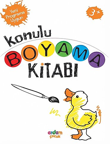 ERDEM YAYINLARI KONULU BOYAMA KİTABI 3+YAŞ - 1