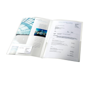 Esselte 17324 L Poşet Dosya A4 Şeffaf 2 Bölme 5Li - ESSELTE