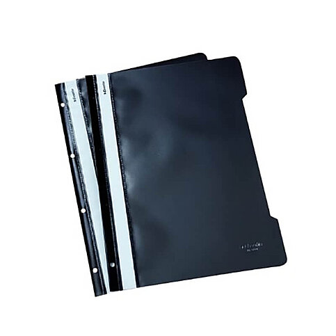 ESSELTE 4199 VİVİDA TELLİ DOSYA SİYAH 50Lİ POŞET - 1