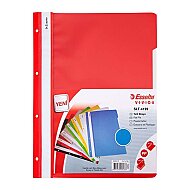ESSELTE 4199 VİVİDA TELLİ DOSYA KIRMIZI 50Lİ POŞET - ESSELTE