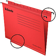 ESSELTE PANDAFLEX 90316 TELSİZ ASKILI DOSYA EKO KIRMIZI 25Lİ - ESSELTE