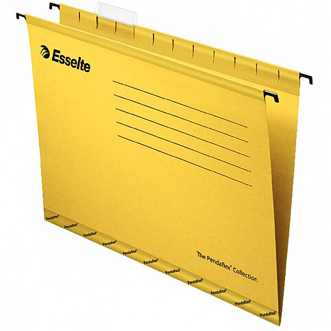 ESSELTE PANDAFLEX 90314 TELSİZ ASKILI DOSYA EKO SARI 25Lİ - 1