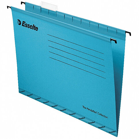ESSELTE PANDAFLEX 90311 TELSİZ ASKILI DOSYA EKO MAVİ 25Lİ - 1