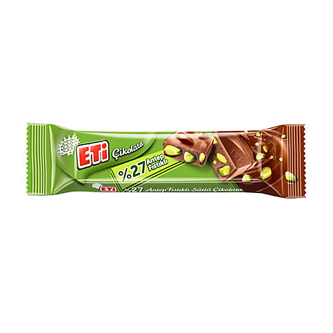 ETİ 27% ANTEP FISTIKLI ÇİKOLATA 30gr - 1
