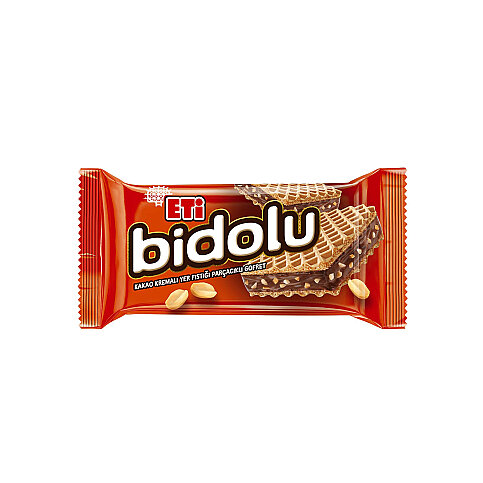 ETİ BİDOLU YER FISTIKLI KAKAOLU KREMALI GOFRET 36gr - 1