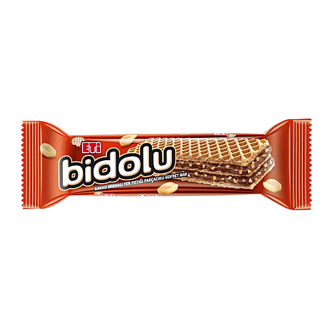 ETİ BİDOLU YER FISTIKLI KAKAOLU KREMALI GOFRET 36gr - 1