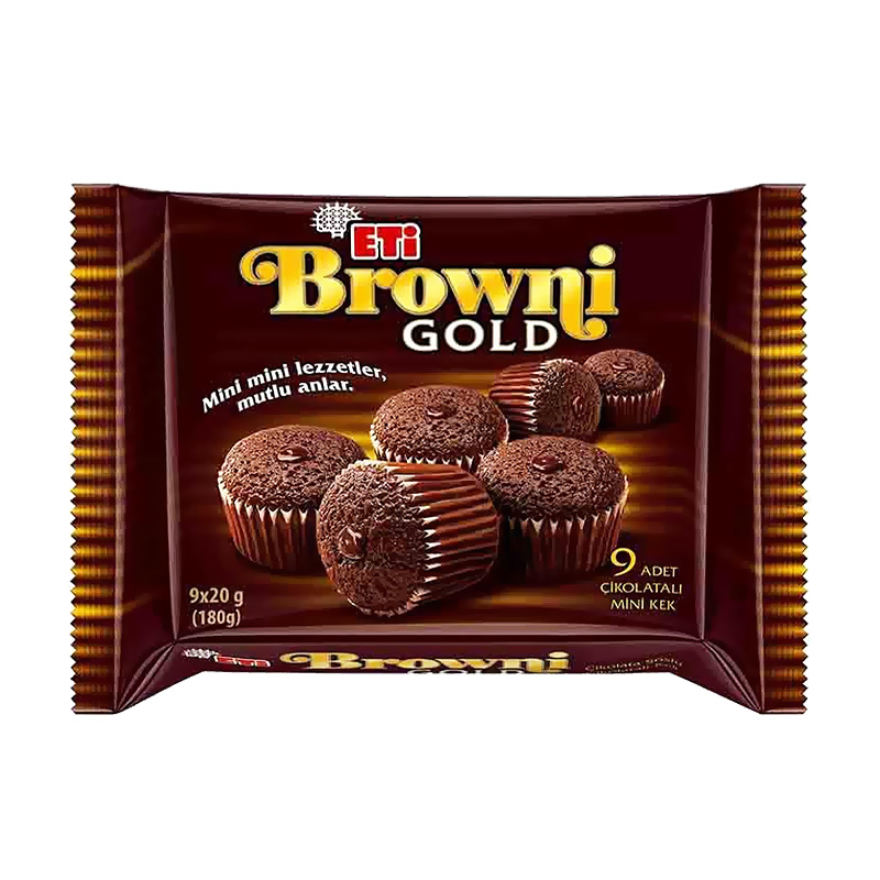 ETİ BROWNİ GOLD MİNİ KEK 180gr