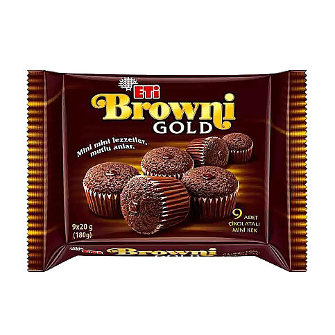ETİ BROWNİ GOLD MİNİ KEK 180gr - 1