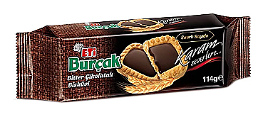 ETİ BURÇAK BİTTER ÇİKOLATALI BİSKÜVİ 114gr - 1