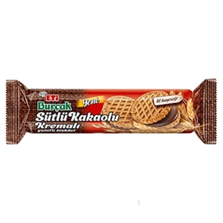 ETİ BURÇAK SÜTLÜ KAKAOLU KREMALI BİSKÜVİ 100gr