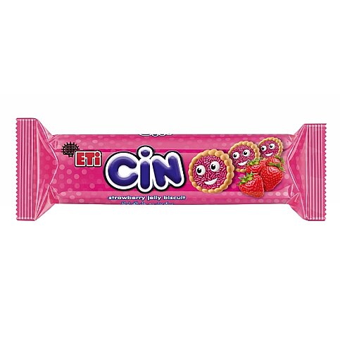 ETİ CİN ÇİLEK JÖLELİ BİSKÜVİ 114gr - 1