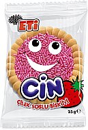 ETİ CİN ÇİLEK JÖLELİ BİSKÜVİ 25gr - ETİ