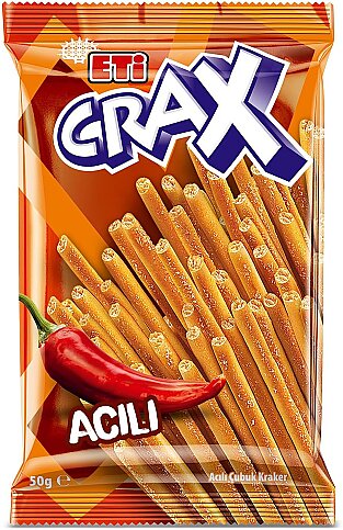 ETİ CRAX DAHA ACILI BAHARATLI ÇUBUK KRAKER 50gr - 1