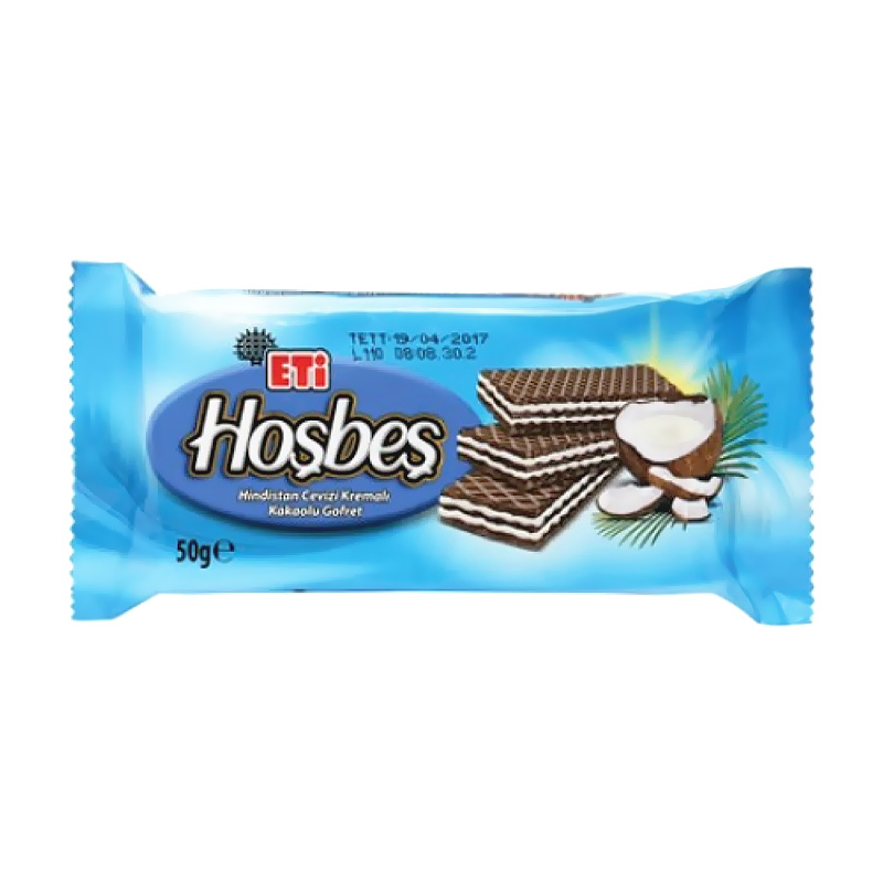ETİ HOŞBEŞ HİNDİSTAN CEVİZİ KAKAOLU GOFRET 40gr