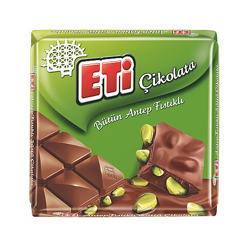 ETİ ANTEP FISTIKLI KARE ÇİKOLATA 60gr - 1